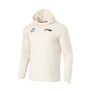 李宁CBA全明星专业篮球长袖 连帽运动服ATLU157LL T恤男2024新款