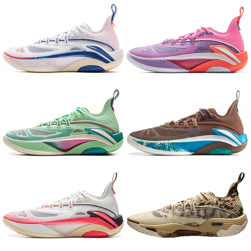 李宁反伍追猎1 Super男子轻量高回弹稳定篮球外场鞋ABFV007