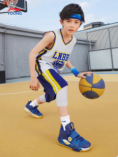 运动套装 李宁童装 篮球系列篮球裤 男小大童新款 篮球比赛套装