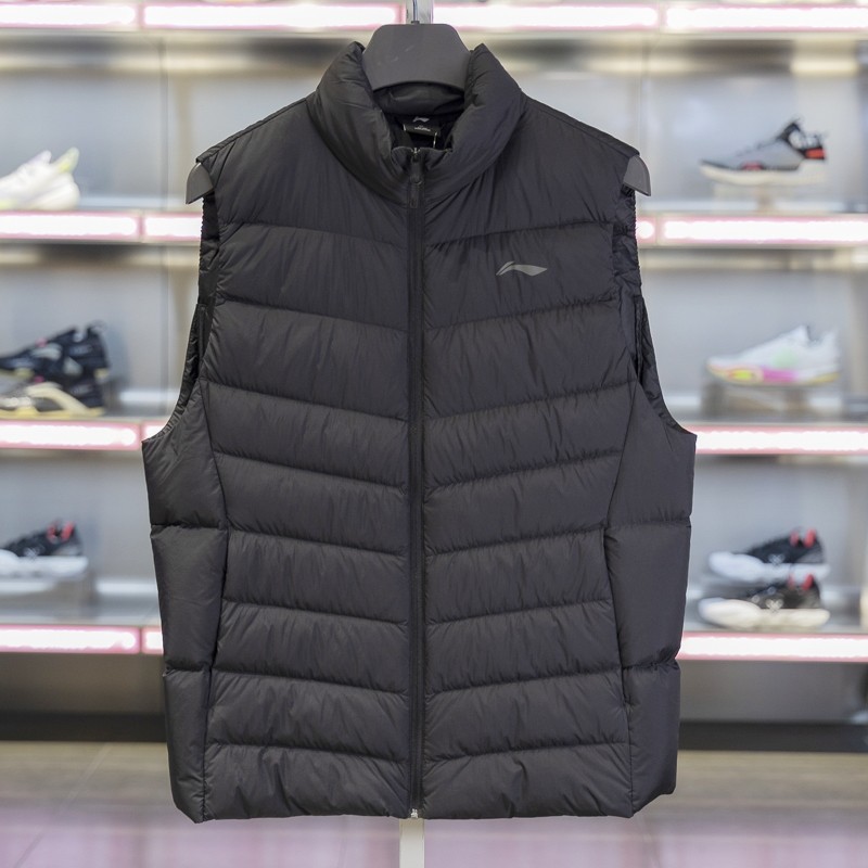 李宁羽绒马甲男子2024冬季新款健身系列90%鸭绒保暖坎肩AMRU017,运动服/休闲服装,羽绒马甲,淘宝优惠券,粉丝福利购,淘宝优惠卷