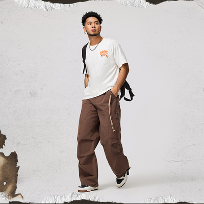 李宁反伍BADFIVE男子简约柔软亲肤透气休闲运动短袖AHSU157LL