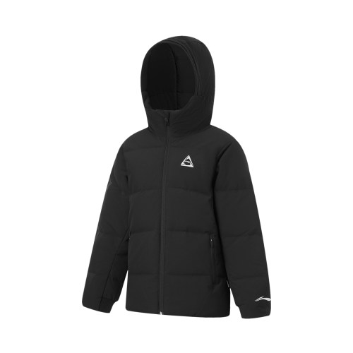 Lining/李宁冬季大童综合体能系列抗菌防风保暖羽绒服YYMT073