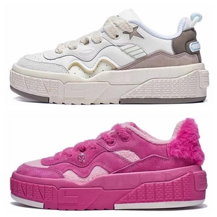 李宁001 UNBLOCK女鞋2023秋新款经典休闲鞋低帮板鞋AGCT096/218ZZ