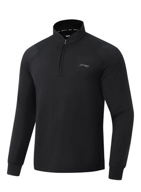 李宁2025冬新款健身系列男子锁温保暖干爽立领运动长袖T恤ATLV353