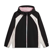 李宁女大童加绒保暖防泼水宽松运动风衣YFDW012