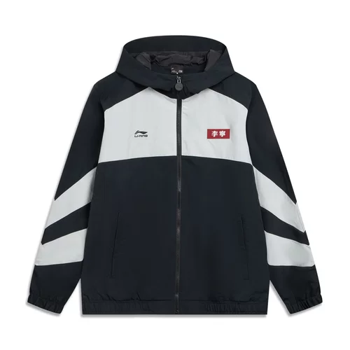 李宁风衣男子2025冬季新款运动潮流系列时尚宽松连帽外套AFDVG91