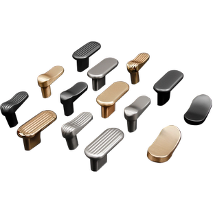 抽屉把手单拉手电柜门方形柜手柄抽提门拉手明装小中式金色16mm孔