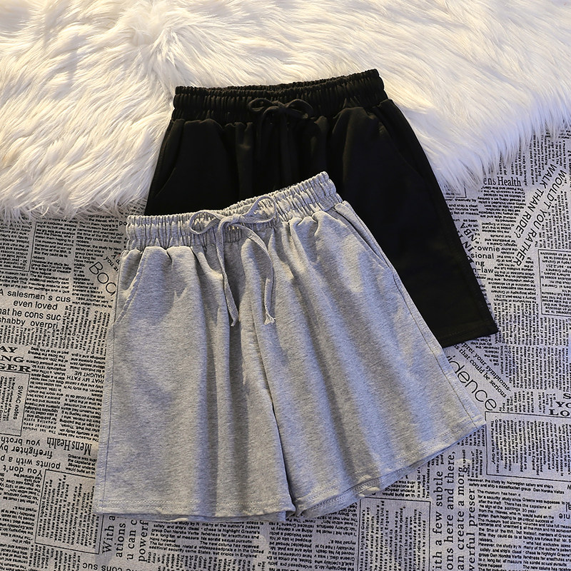 2024夏季运动短裤女宽松睡裤外穿逛街短裤