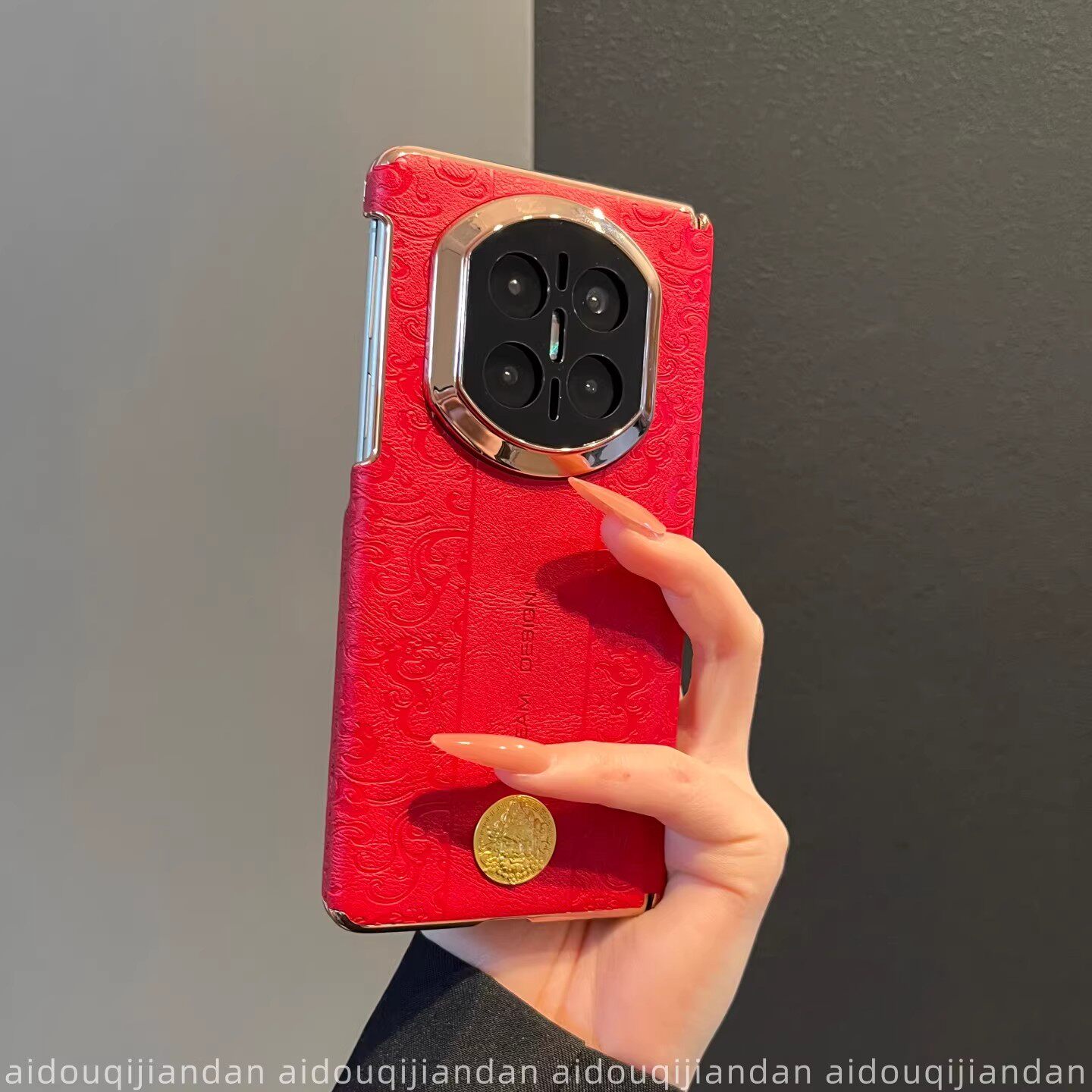 适用华为matex7手机壳2026新款折叠屏x6典藏版秒变X7镜头matex5非凡龙纹财神双中轴x3保护壳新年全包防摔男女