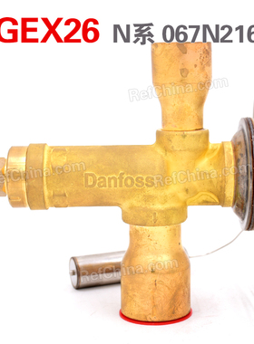 丹佛斯Danfoss热力膨胀阀TGEX26 R22N系-40~10度不带MOP/067N2165