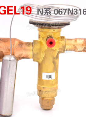 丹佛斯/热力膨胀阀TGEL19/N系列R410A -40~10不带MOP 067N3161