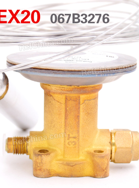 丹佛斯/Danfoss热力膨胀阀TE5-55感温元件R22冷媒TEX 20-067B3276