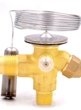 冷库空调热力膨胀阀TEZ2丹佛斯感温元件 R407C冷媒 螺纹068Z3517