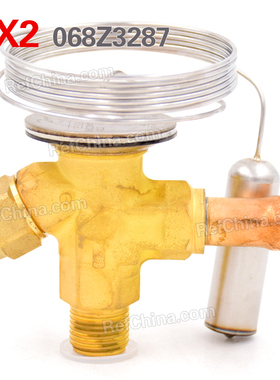 丹佛斯068Z3287热力膨胀阀TX2感温元件R22焊接螺纹口格力空调船用