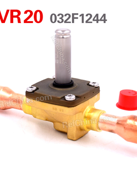 丹佛斯正品EVR20电磁阀032L1244空调冷藏配件常闭焊接口管径1-1/8