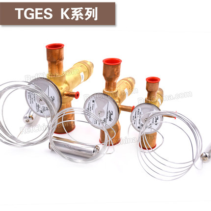 丹佛斯热力膨胀阀TGES2 5 11 26R404A/R507空调制冷-25~10度带MOP