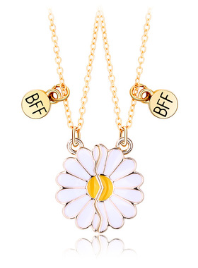 合金十字链女生闺蜜项链