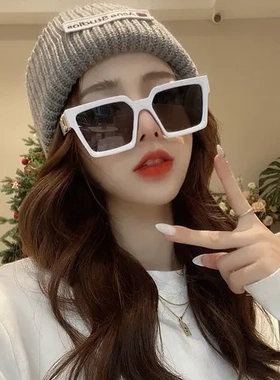 墨镜辣妹太阳镜欧美风眼镜超酷男女大框复古防紫外线新款夏2023