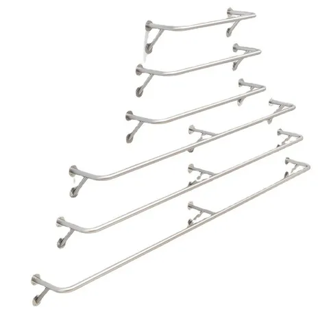 陈列架壁挂式展示架挂衣杆挂衣架服装店不锈钢货架童装店女装上墙