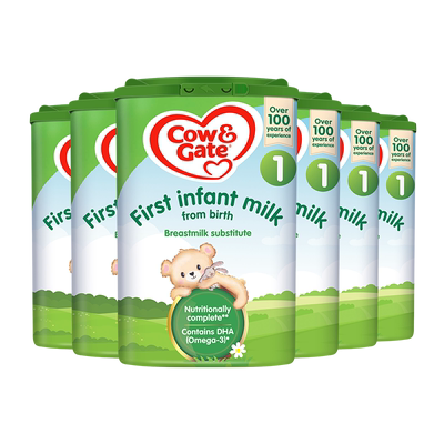英国版牛栏cowgate1段六罐奶粉