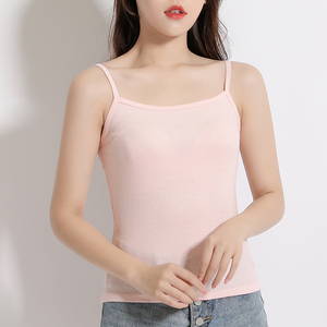 夏萃磨毛吊带小背心