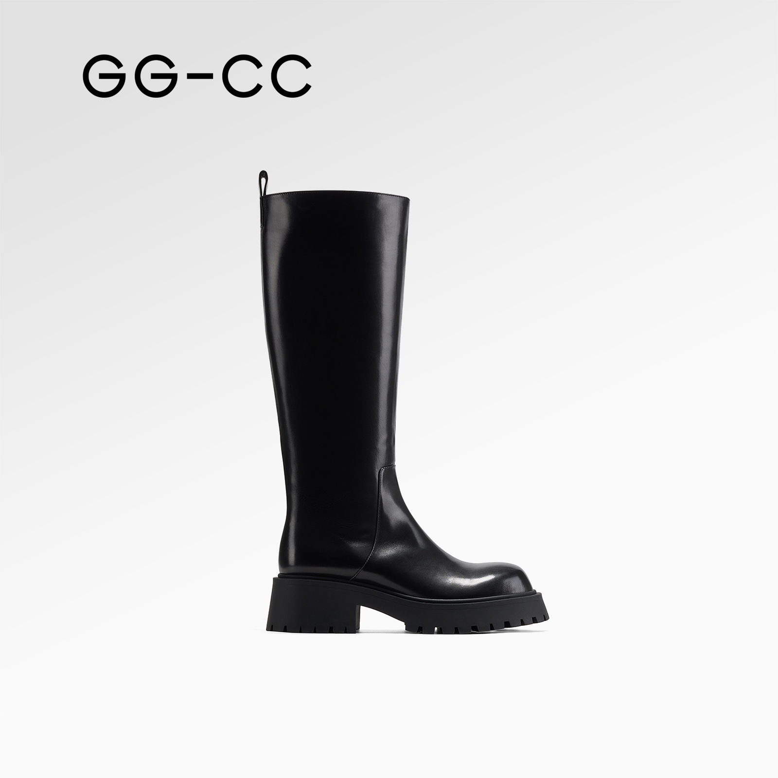 GGCC瘦腿骑士靴西部靴马术靴女靴