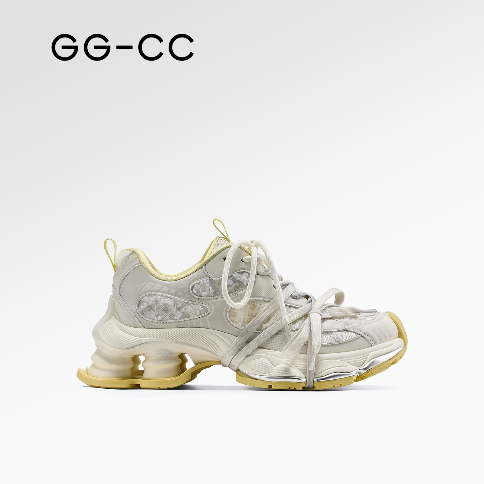 GGCC潮流先锋珠片老爹鞋
