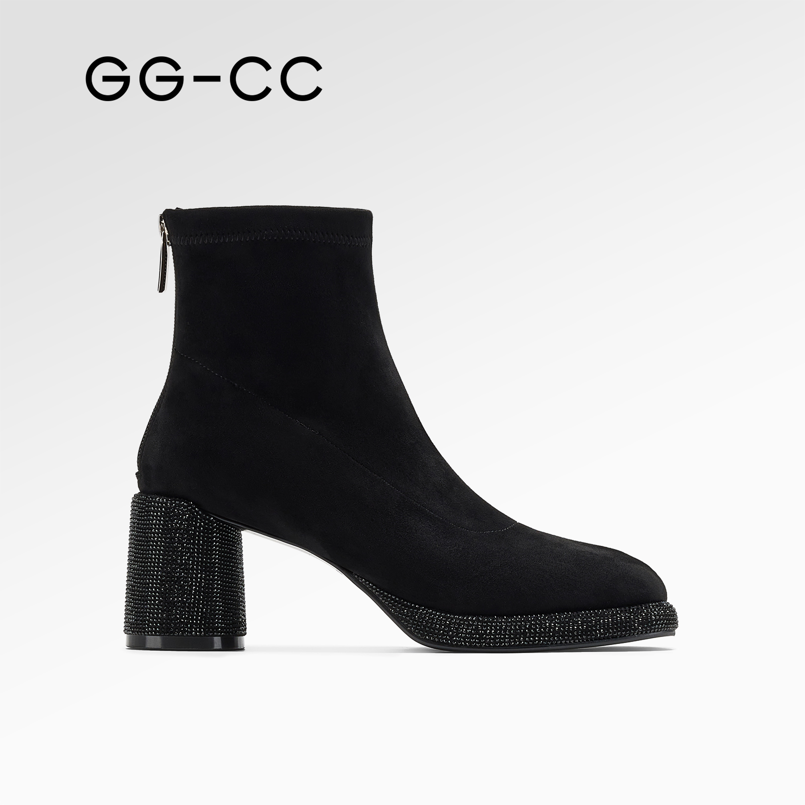GGCC时尚个性粗跟时装靴