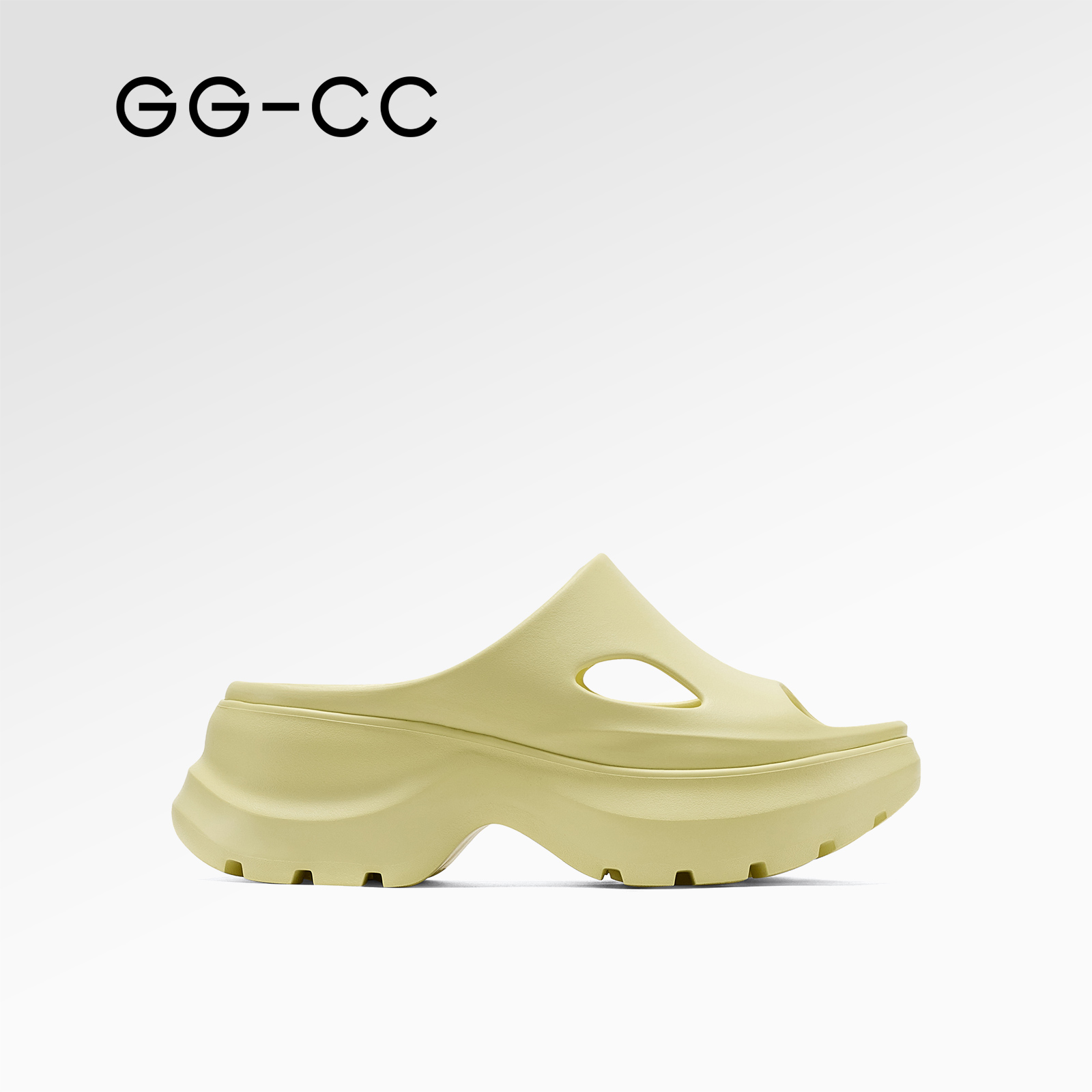 GGCC潮流时尚洞洞半拖鞋沙滩拖鞋