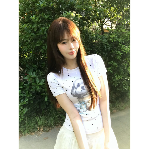 【无忧试穿】满印波点印花小狗