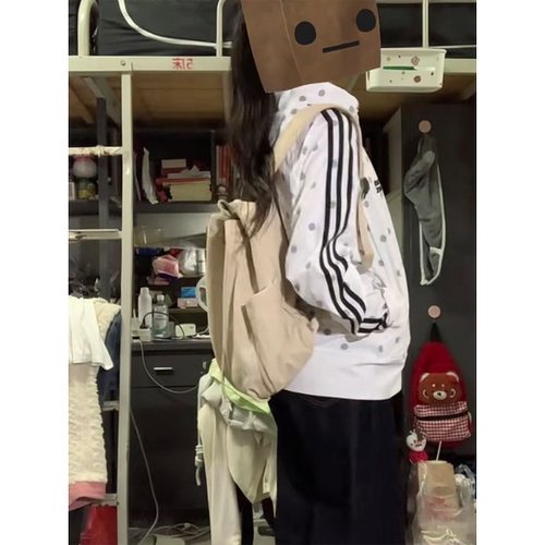 美式复古波点条纹轻薄防晒外套