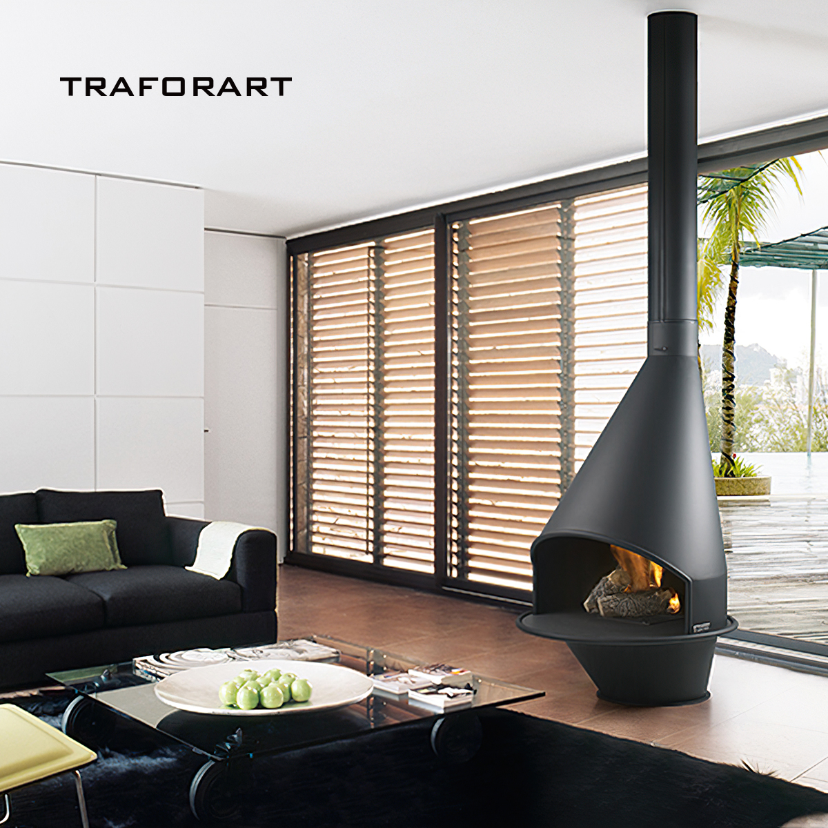 Traforart西班牙进口悬挂壁炉