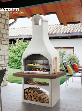 意大利进口Palazzetti户外BBQ烧烤别墅燃木壁炉装饰TIRRENIA3系列