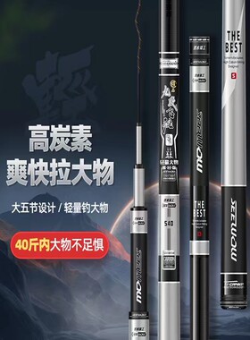 涉水精工九段飞流巡回轻量大物杆