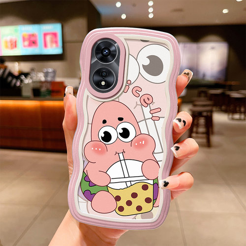 PHQ110适用ooppa1pro手机壳oppoA1Pro派大星opppa1pro保护套0ppoa大波浪a1por女款外壳opooa1p星黛露a1p后壳