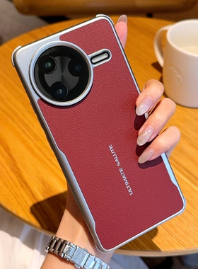 高端秒变素皮款适用红米k80手机壳新款的小米redmik80防摔全包24117RK2CC保护套24122RKC7C超薄大孔磁吸外壳