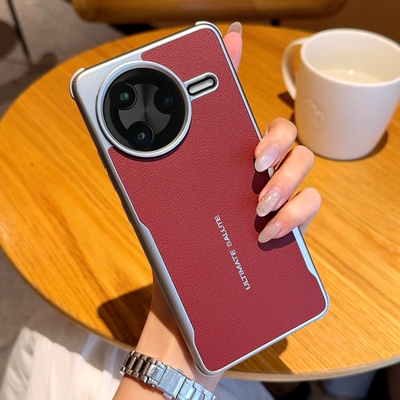 高端秒变素皮款适用小米pocoF7pro手机壳新款带磁吸磨砂pocoF7ultra保护套气囊防摔撞色外壳大孔真皮防摔男女