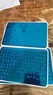 美甲印花钢板转印渐变刮花工具磨砂美甲蕾丝定制卡通人物形象美甲