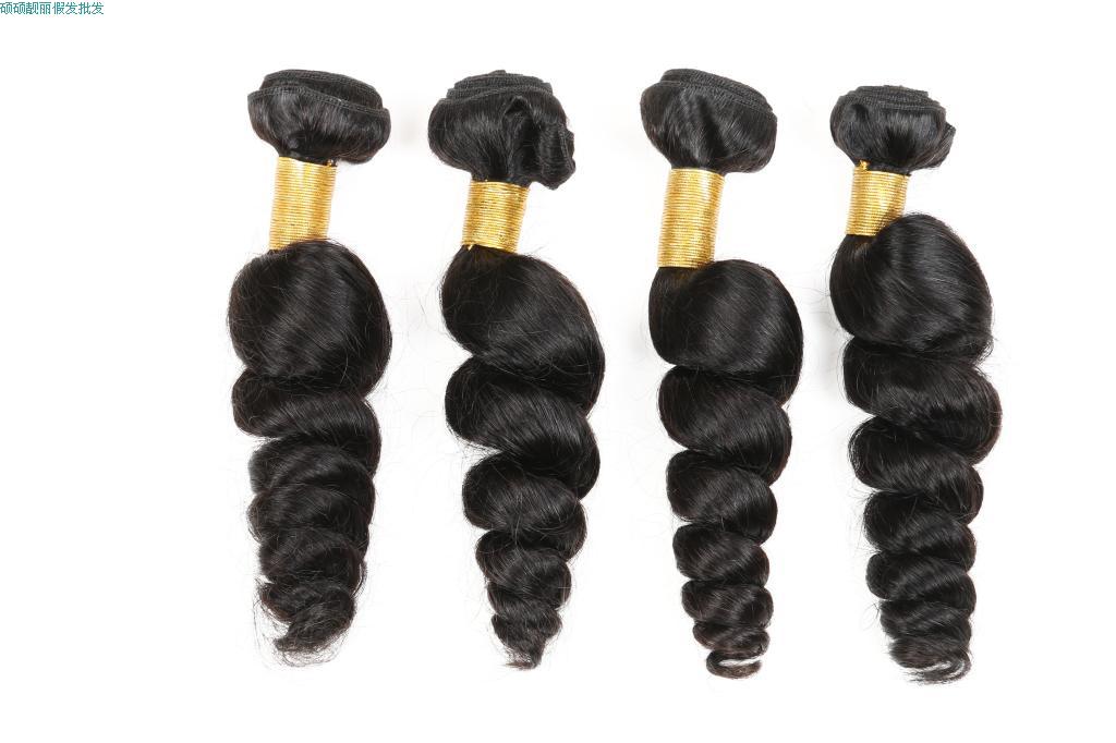 Unprocessed Brazilian Virgin Human 8A Hair Loose Wave發簾在類目 美髮護髮/假髮, 假髮, 捲髮片中 - 來自Buy2taobao.com提供專業的淘寶代購服務