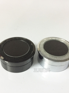 宝石裸钻盒合金圆形锆石展示盒