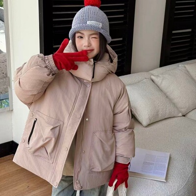 儿童派克羽绒服90绒男童女童