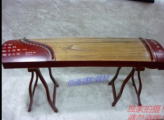 古装摄影道具 影楼婚纱摄影拍照 中式主题乐器 大古筝盘子女人坊