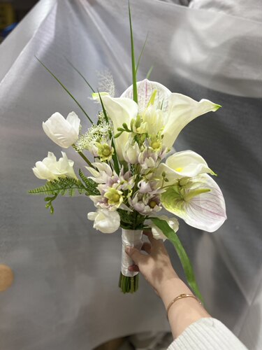 森系外景旅拍订婚领证新娘手捧花婚礼婚纱照拍照道具仿真混搭花束