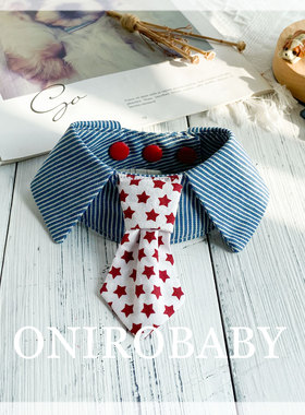 Onirobaby原创猫咪狗狗围脖领结领带宠物装扮小猫小型犬可爱装饰