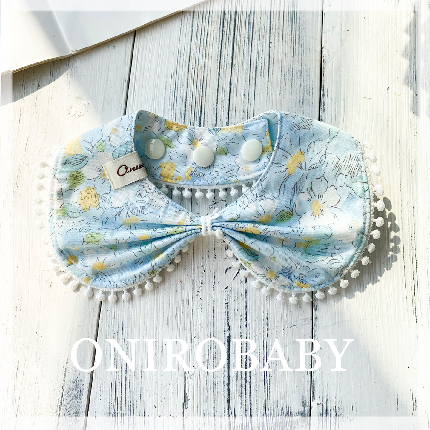 Onirobaby原创狗狗围脖猫咪围兜小宠物狗小猫咪围巾碎花生日装扮
