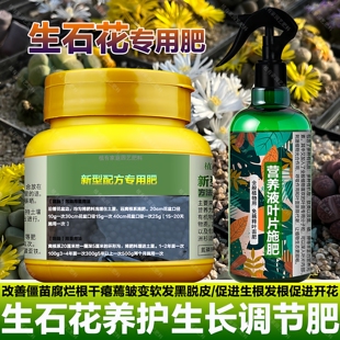 生石花多肉肉植物专用肥料水肥营养液叶面肥肉锥PP花石头屁股花肥