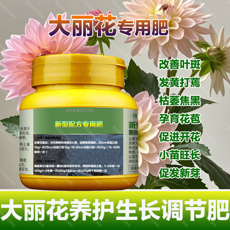 大丽花专用肥料养殖种球根地瓜花苗小丽菊花肥种植营养液叶面肥料