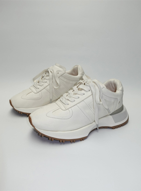 新款马皮运动鞋 厚底增高老爹鞋 休闲小白鞋