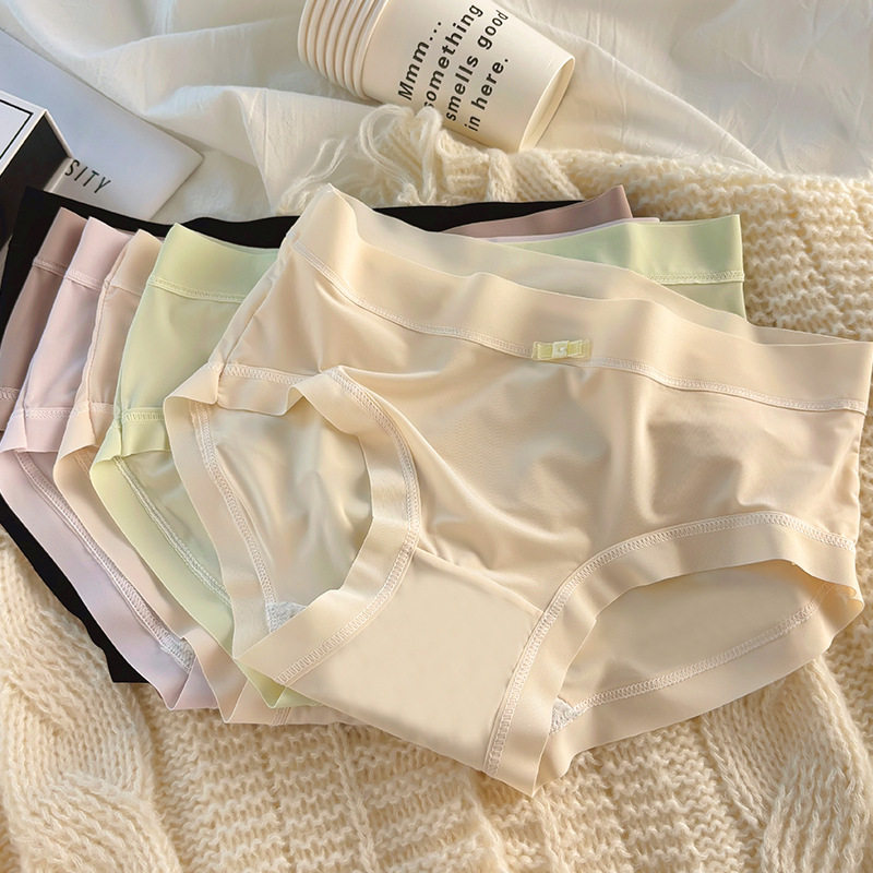 多媛彩一片式无痕奶皮裤棉质抑菌底档舒适轻柔透气中腰女士三角裤,女士内衣/男士内衣/家居服,男三角内裤,淘宝优惠券,粉丝福利购,淘宝优惠卷