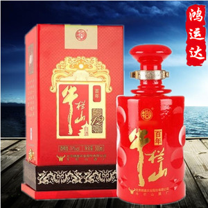 牛栏山二锅头红12年十二年39度500ml婚宴送礼浓香型白酒快递包邮